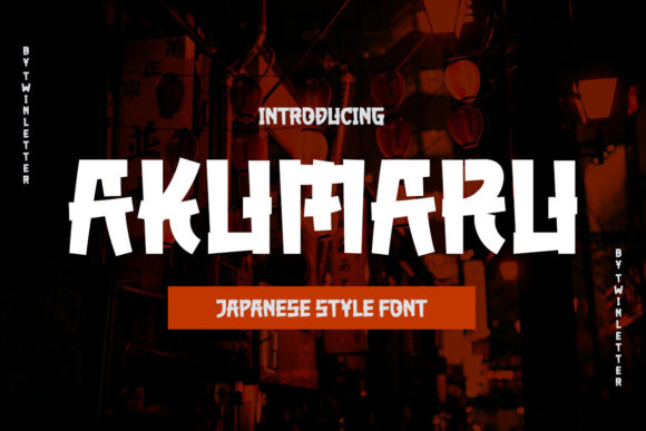Akumaru: A Decorative Display Font Built for Visual Impact