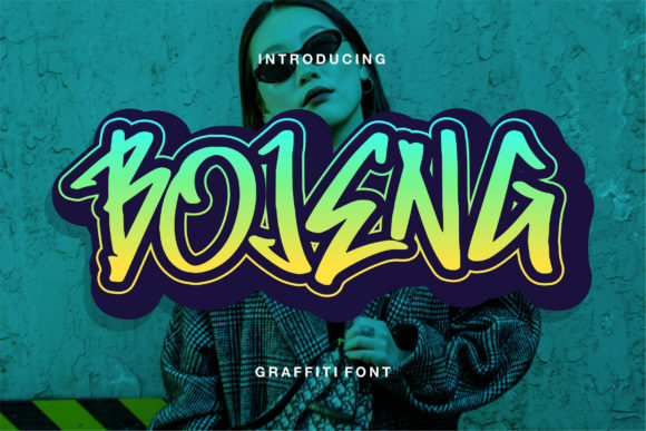 Bojeng: A Display Font That Graffiti Grit and Modern Polish