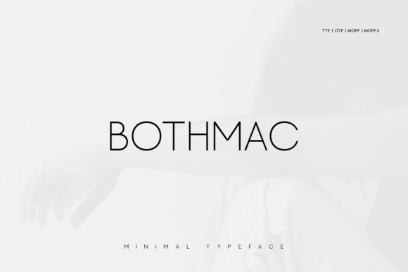 Bothmac: A Modern Display Font for Your Digital Brand