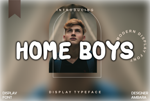 Crafting with the Home Boys Display Font