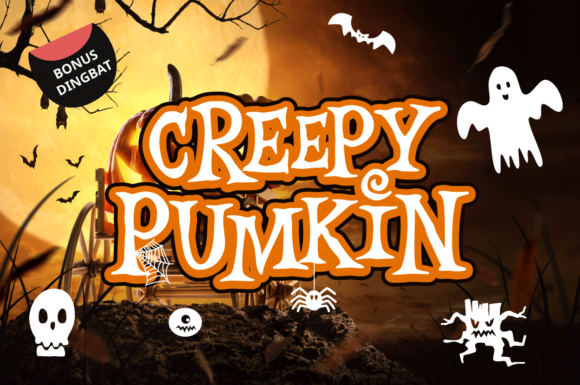 Creepy Pumpkin: A Spooky Display Font for Modern Web Projects