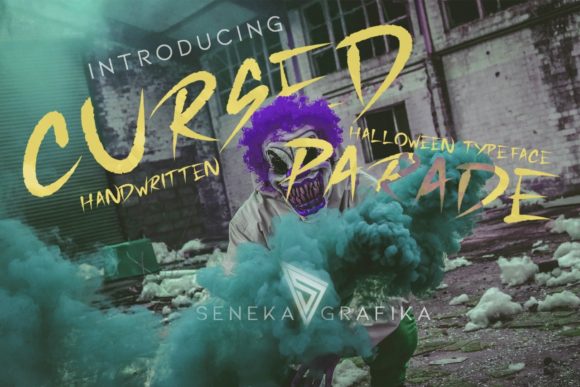 Cursed Parade: A Street-Style Font for Punchy Digital Design