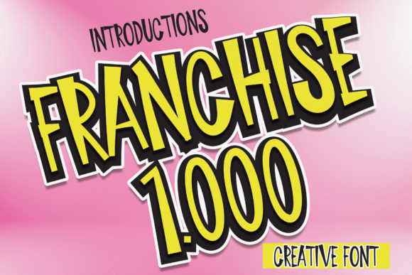 Franchise 1000: A Friendly, Cool Display Font for Your Brand