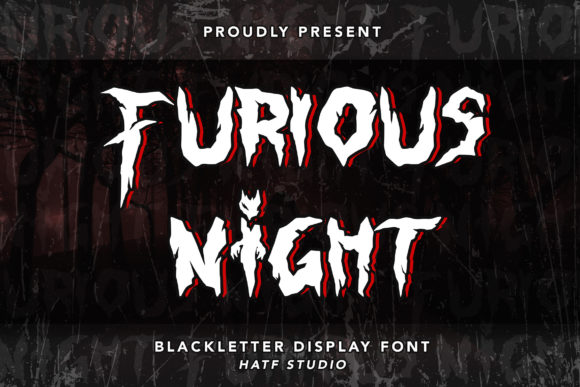 Furious Night: The Thrilling Display Font for Campaigns That Demand Attention