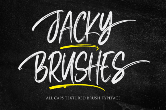 Jacky Brushes: A Display Font for Warm, Crafted Branding