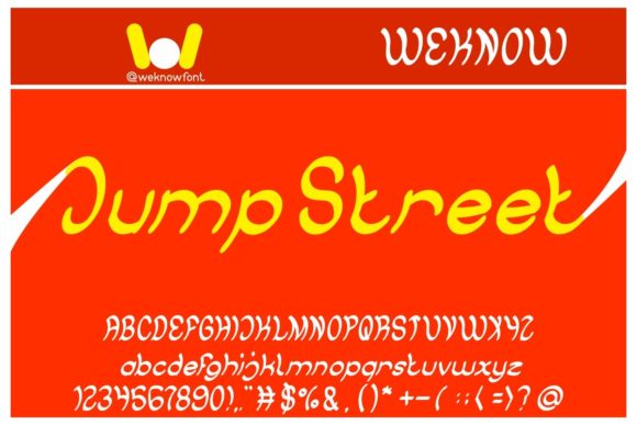 Jump Street: A Display Font for Casual Editorial Moods