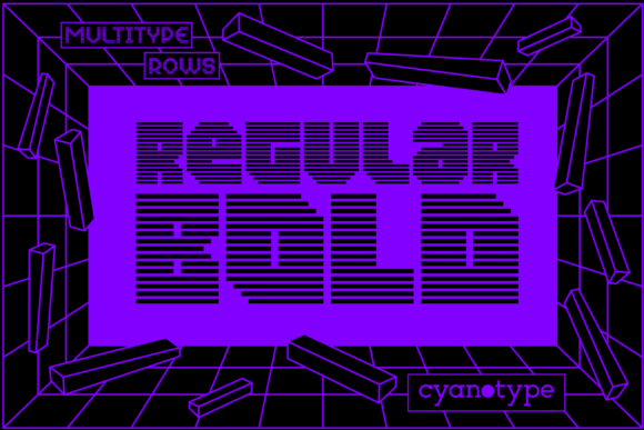 MultiType Rows Regular Bold for Impactful Web Design