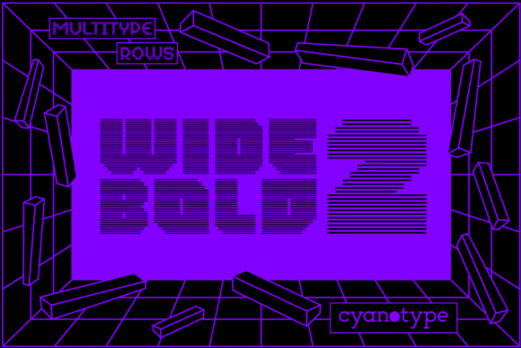 MultiType Rows Wide Bold 2: A Display Font Built for Campaign Momentum