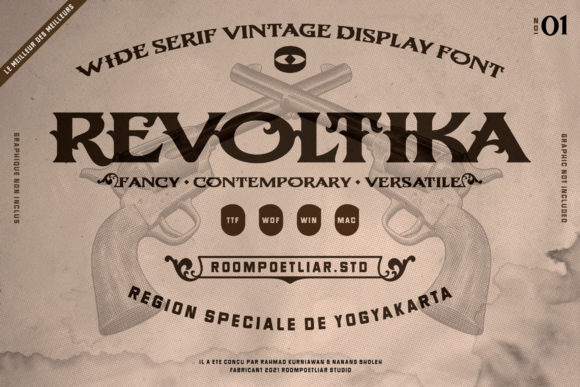 Revoltika: A Bold Display Typeface for a New Visual Era