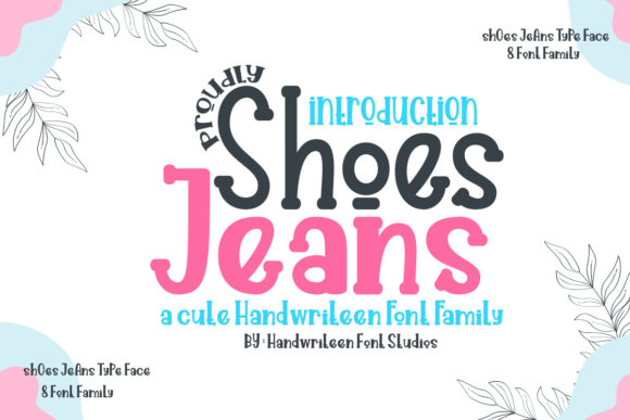 Shoes Jeans: A Font for Friendly, Authentic Crafting
