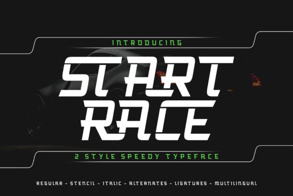 Start Race: A Bold Font Built for Editorial Velocity