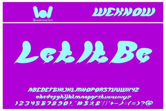 The Let It Be Font: Your Secret Weapon for Handmade Designs