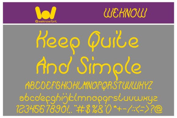 Using Keep Quite and Simple in a Branding Project