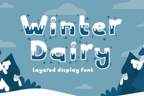 Winter Dairy Font: Enhancing Digital Brand Presence