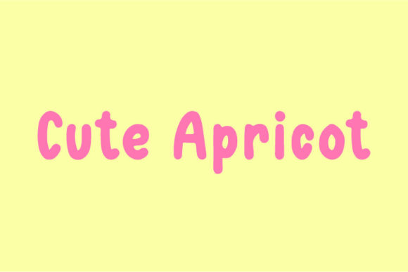 Your Business Needs a Cute Apricot Typeface